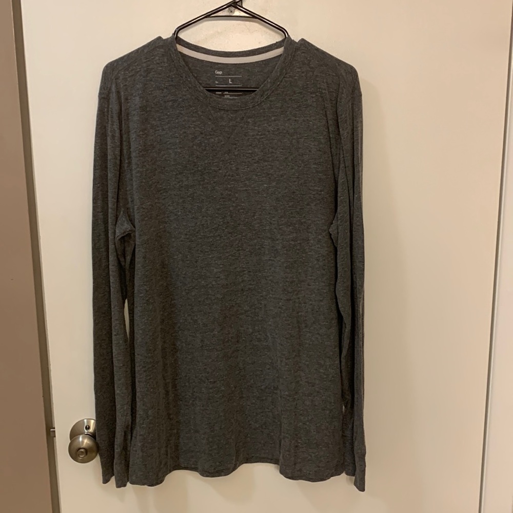 Long Sleeve Gray Shirt